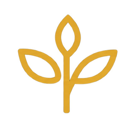 Controlled cultivation icon representing a managed botanical growing program