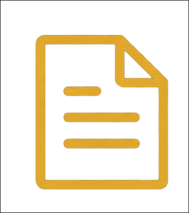 Scientific documentation icon representing research records and analytical data