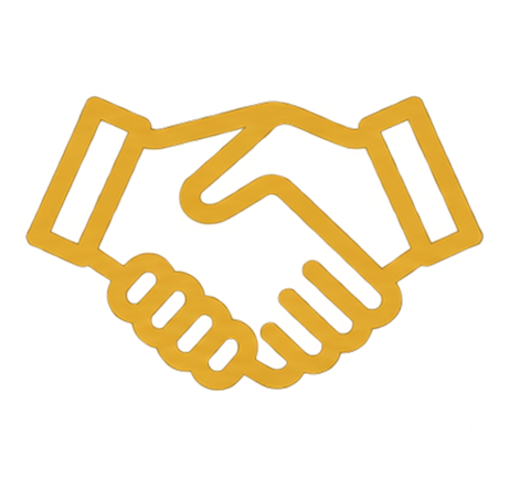 Selective partnership icon representing qualified ingredient partners