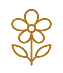 Harvest step icon showing a defined harvest process for botanical plant material
